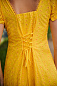 Женское Платье 7339 Желтое
